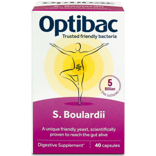 Optibac Probiotics_Saccharomyces Boulardii 40 capsules