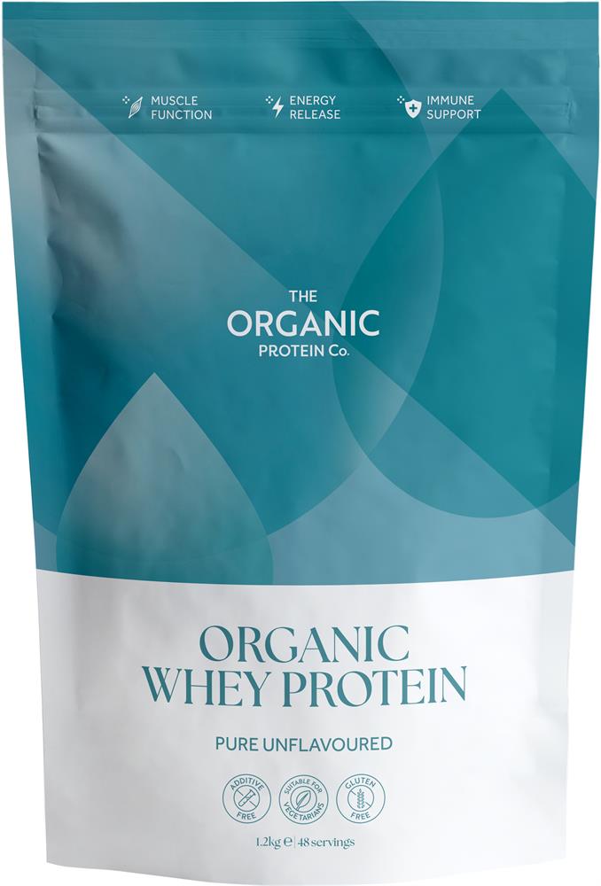 The Organic Protein Co_Pure Unfalvoured Organic Whey Protein Powder 1.2kg