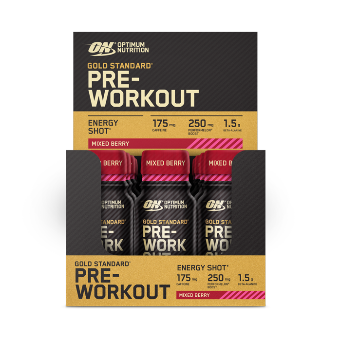 Optimum Nutrition Gold Standard Pre-Workout Shot 12x60ml Cola