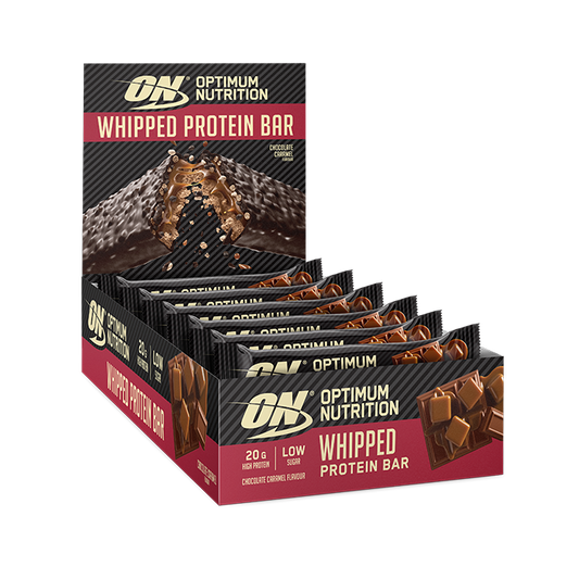 Optimum Nutrition Whipped Protein Bar 10x68g White Chocolate Salted Caramel & Peanut