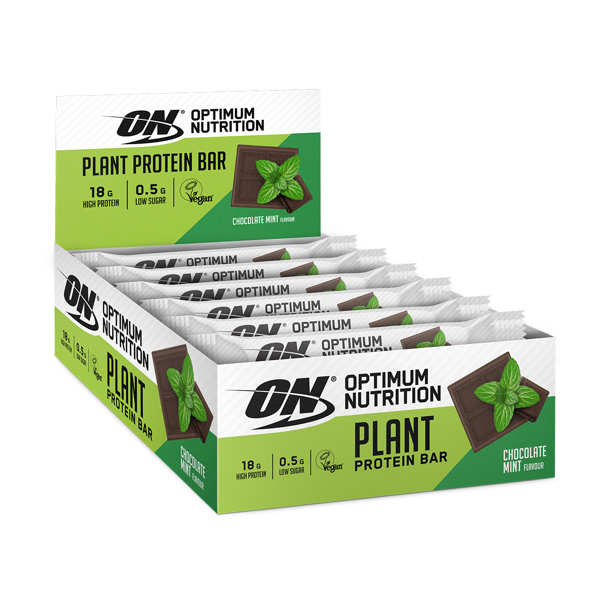 Optimum Nutrition Plant Bar 12x60g Choc Mint