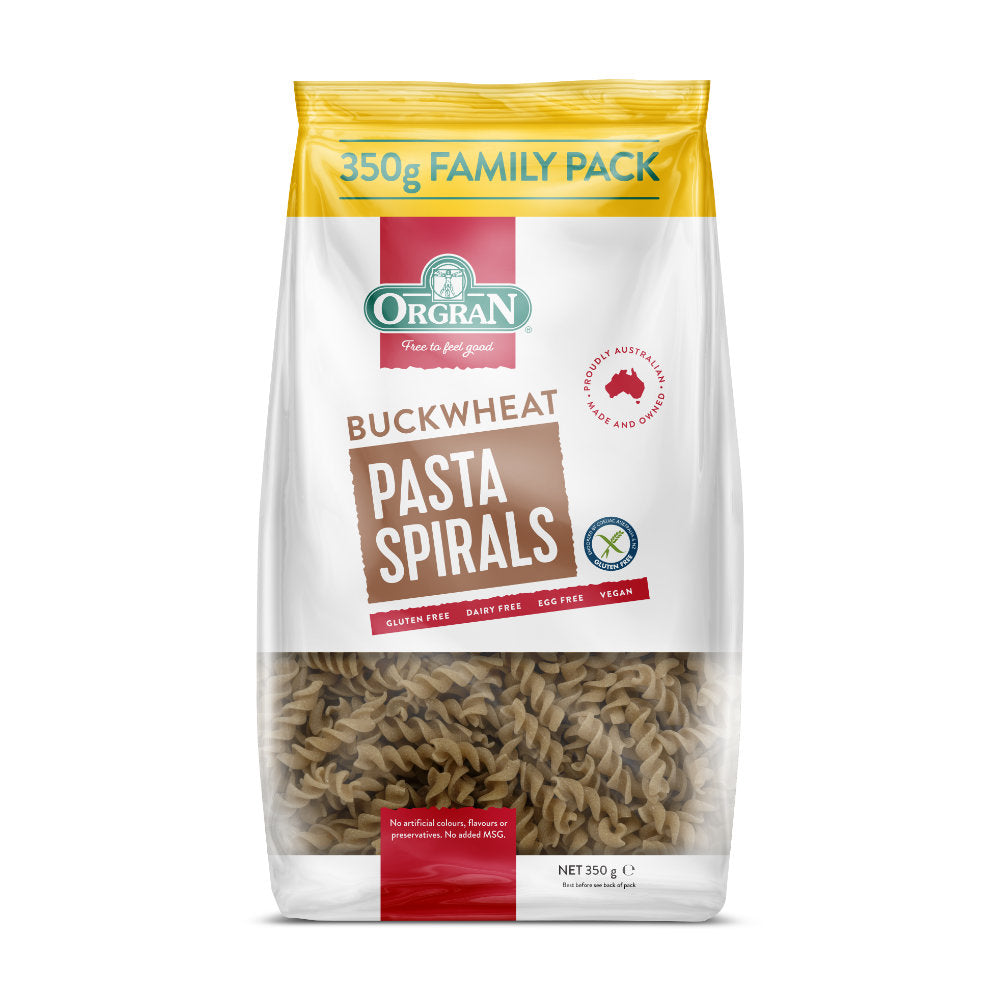 Orgran_Buckwheat Spirals Pasta 350g