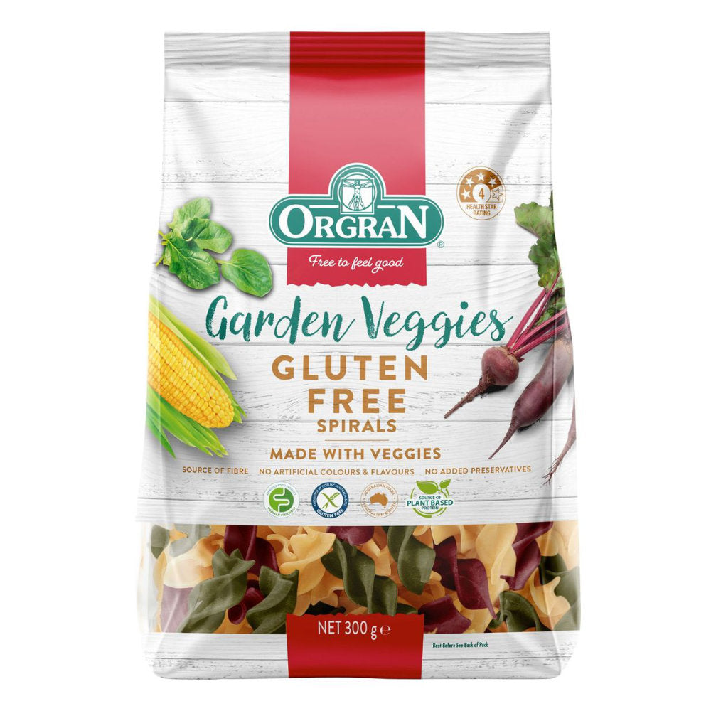 Orgran_Garden Veggies Spirals 350g