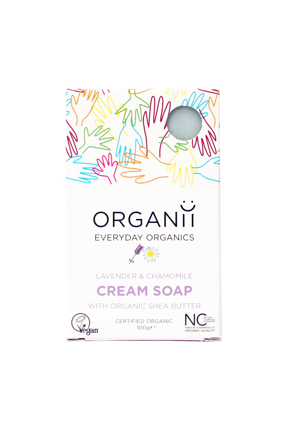 Organii_Lavender & Chamomile Cream Soap-pack of 2