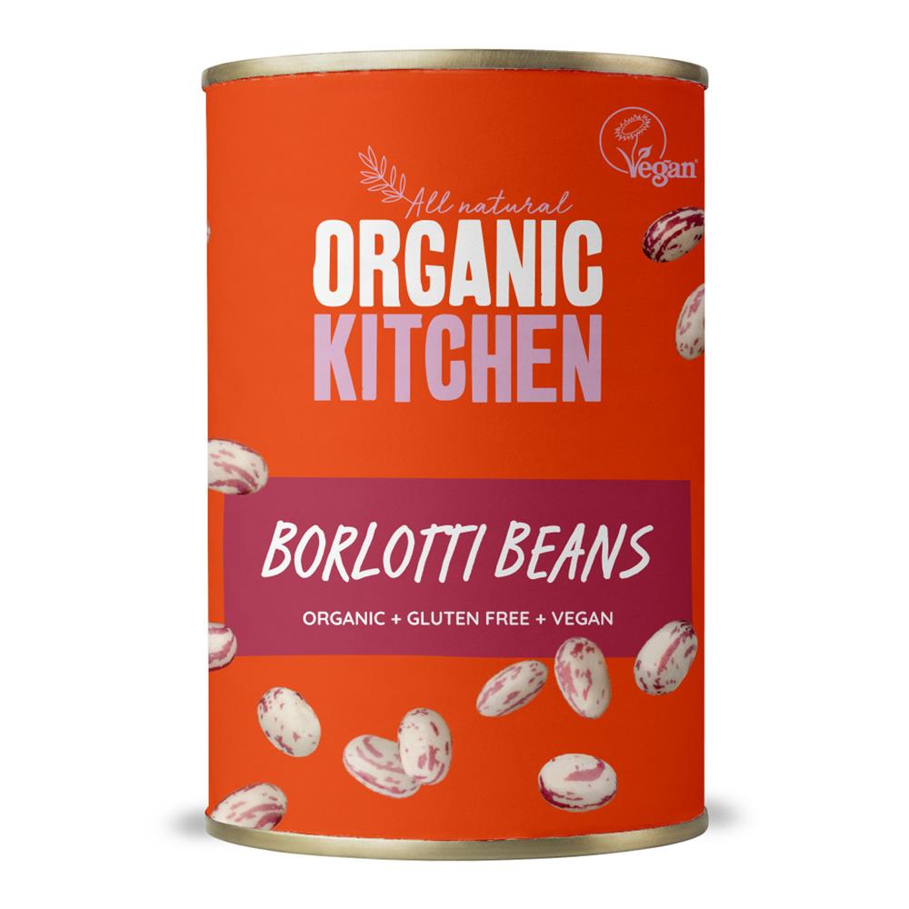 Organic Kitchen_Organic Borlotti Beans 400g