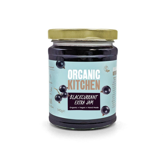 Organic Kitchen_Organic Blackcurrant Extra Fruit Jam 340g