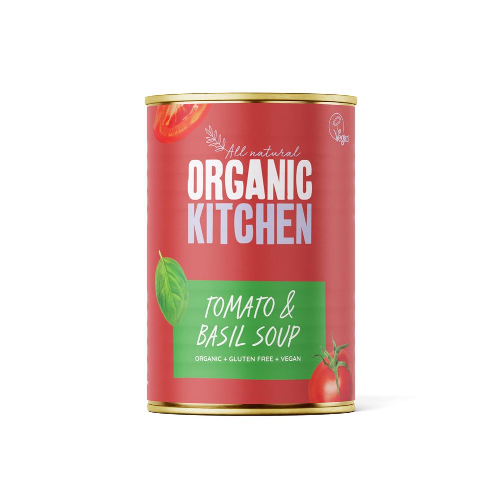 Organic Kitchen_Organic Tomato & Basil Soup 400g
