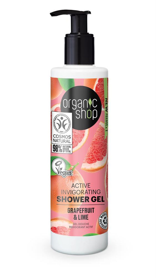 Organic Shop_OS Active Invigorating Shower Gel Grapefruit & Lime (280ml)