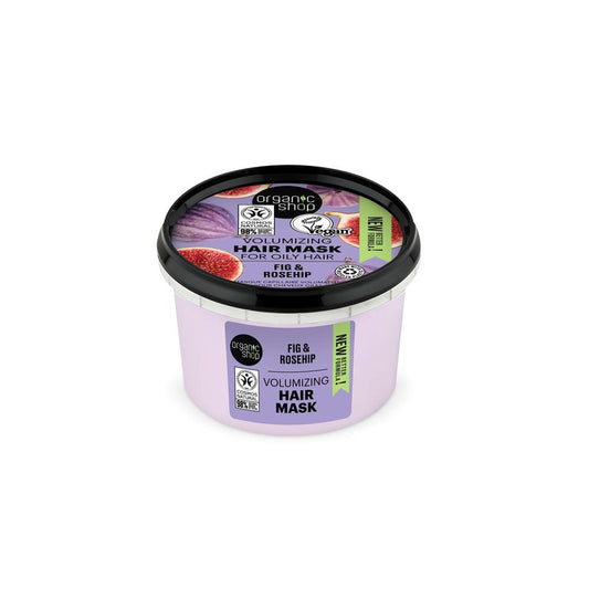 Organic Shop_OS Volumizing Hair Mask for Oily Hair Fig&Rosehip (250ml)