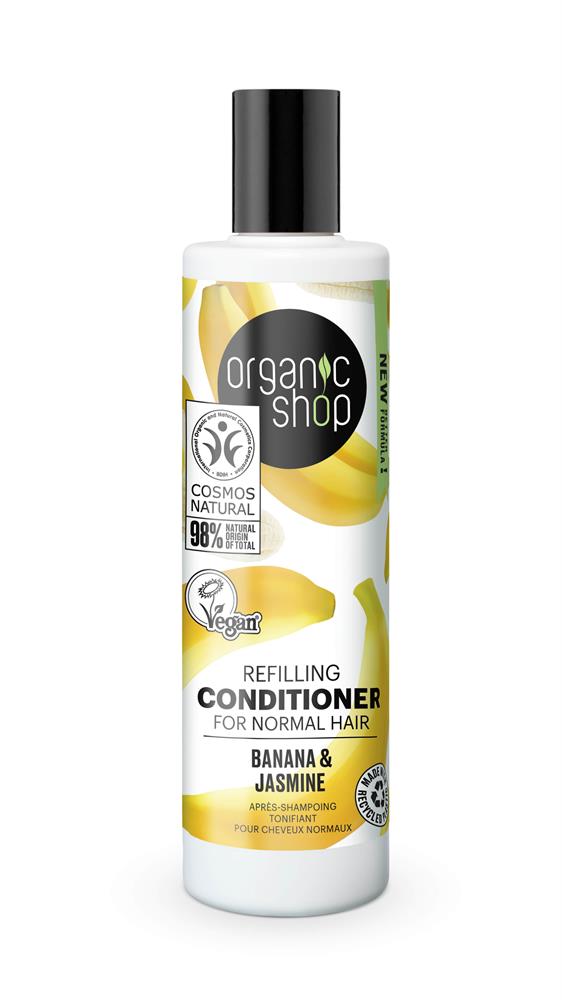 Organic Shop_OS Refilling Conditioner for Normal Hair Banana&Jasmine (280ml)