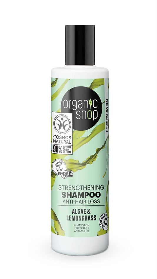 Organic Shop_OS Strengthening Shampoo Anti-Hair Loss Algae&Lemongrass (280ml)