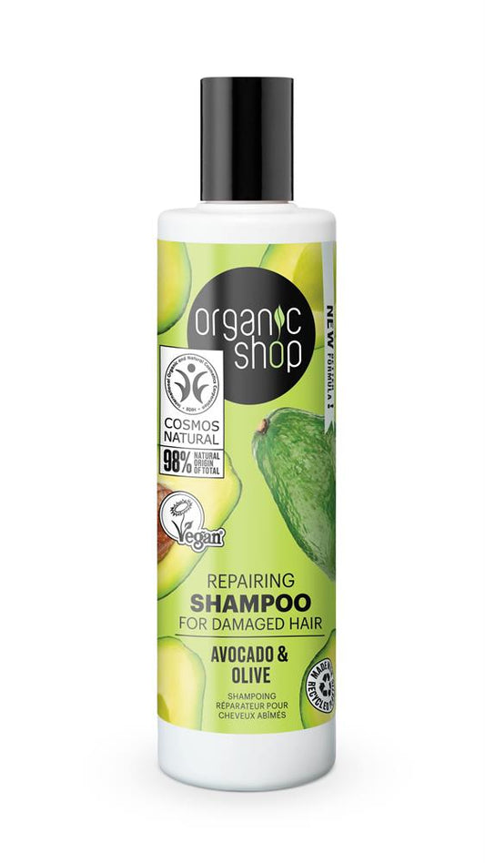 Organic Shop_OS Repairing Shampoo for Damaged Hair Avocado&Olive (280ml)