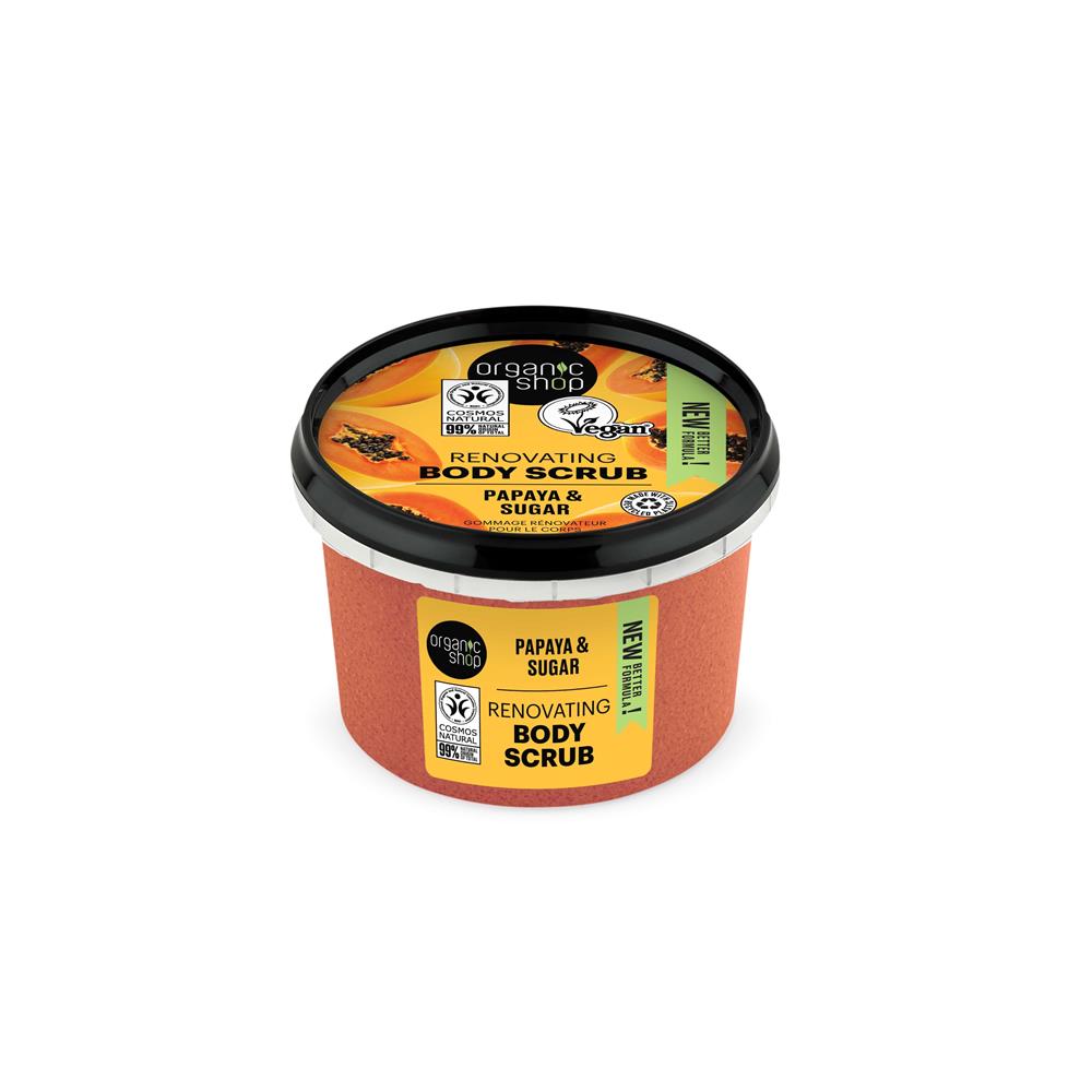 Organic Shop_OS Renovating Body Scrub Papaya & Sugar (250ml)