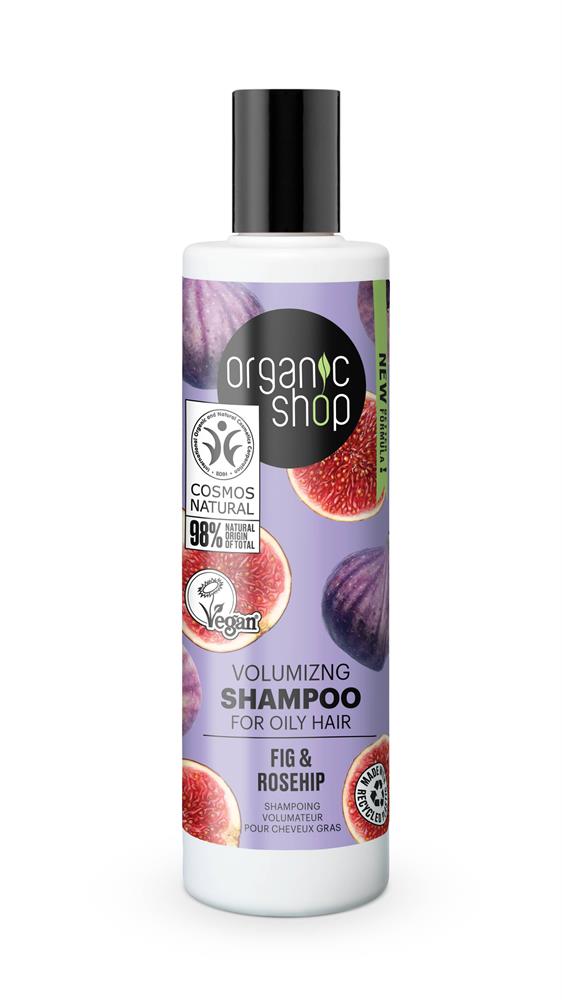 Organic Shop_OS Volumizing Shampoo for Oily Hair Fig&Rosehip (280ml)