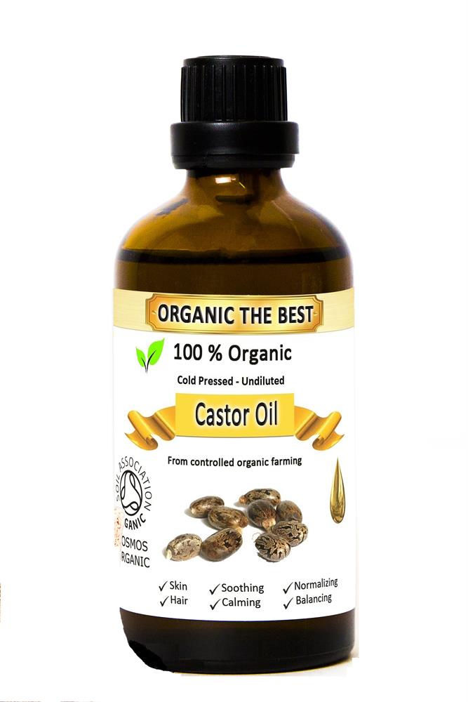 Organic The Best_Castor Oil Organic Cold Pressed Undiluted 100ml