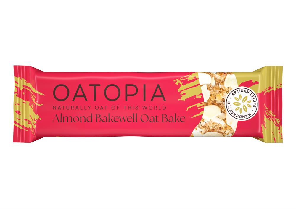 Oatopia_100% natural ingredients Almond Bakewell Vegan Flapjack 60g-pack of 15