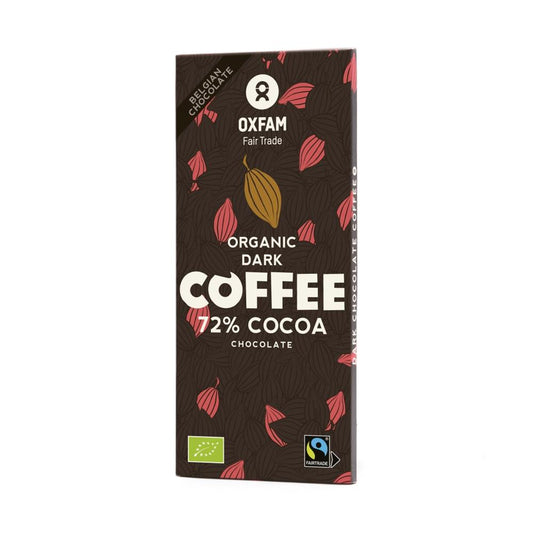 Oxfam Fair Trade_- ORGANIC Dark Chocolate Coffee 100g-Pack of 3