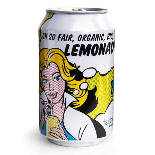 Oxfam Fair Trade_- Organic Lemonade 330ml-pack of 12