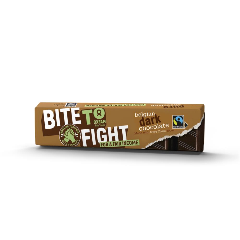 Oxfam Fair Trade_BITE TO FIGHT Dark Chocolate 50g-pack of 35