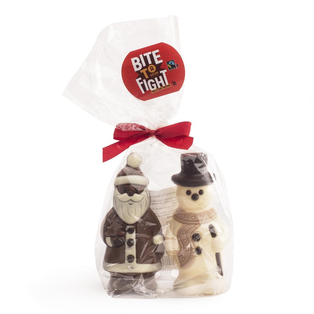 Oxfam Fair Trade_Santa and Snowman 100g-pack of 15