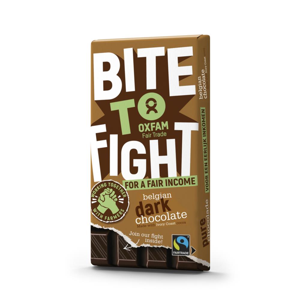 Oxfam Fair Trade_Oxfam BITE TO FIGHT Dark Chocolate Bar 180g-pack of 3