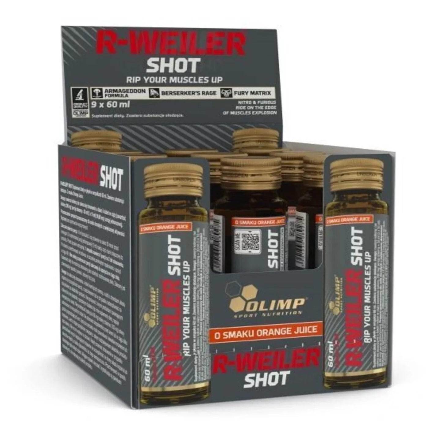 Olimp Sport Nutrition R-Weiler Shot 9x60ml Orange