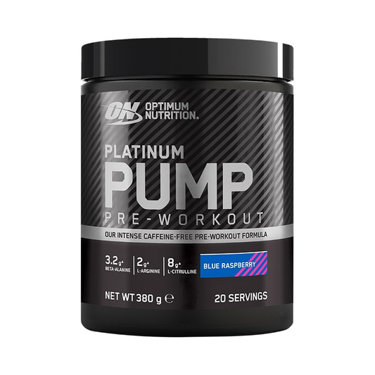 Optimum Nutrition Platinum Pump 380g Blue Razz