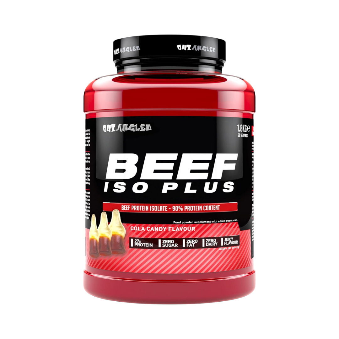 Outangled Beef Iso Plus 1.8kg Strawberry Lime