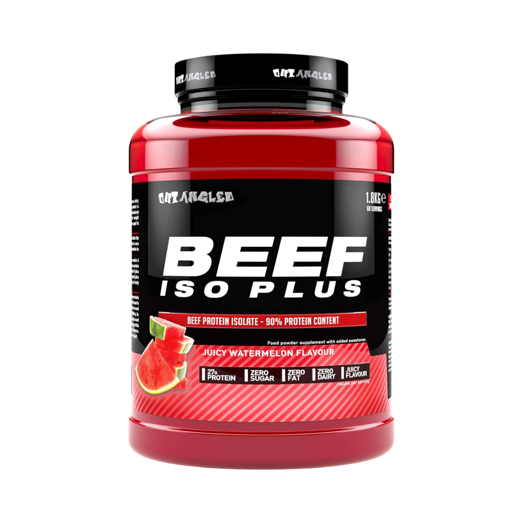 Outangled Beef Iso Plus 1.8kg Strawberry Lime