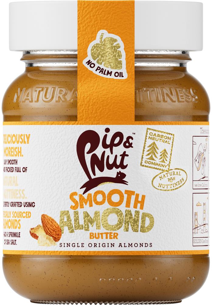 Pip and Nut_Smooth Almond Butter Jar 170g