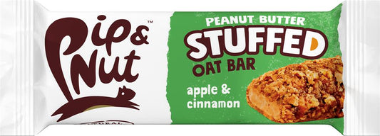 Pip and Nut_Pip & Nut Peanut Butter Stuffed Oat Bar - Apple & Cinnamon 48g-Pack of 15