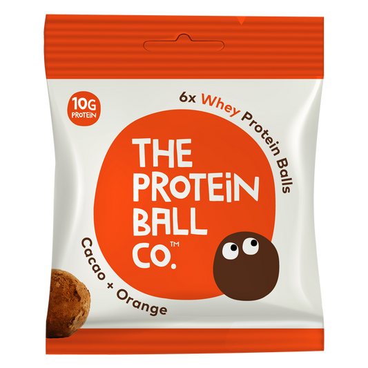 The Protein Ball Co Whey Protein Balls 10x45g Cacao & Orange