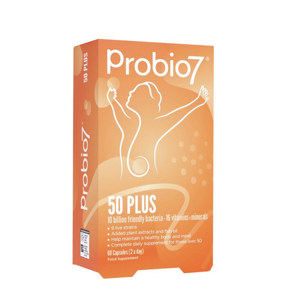 Probio7_Probio 50+ probiotics vitamins and minerals for the over 50's.