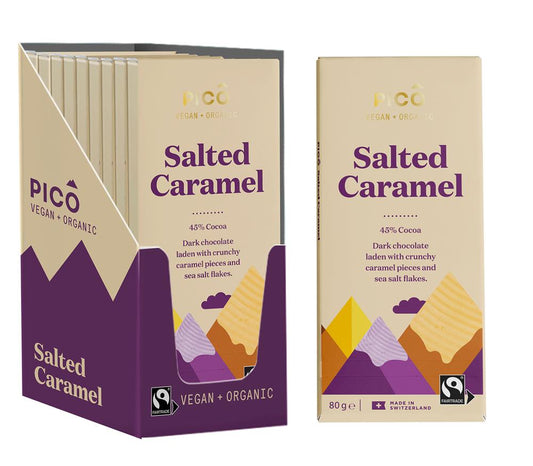 Pico_Organic Salted Caramel Chocolate 80g-Pack of 2