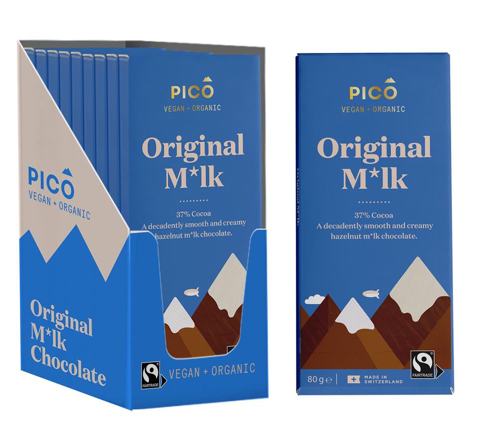 Pico_Organic Original M*lk Chocolate 80g-pack of 2