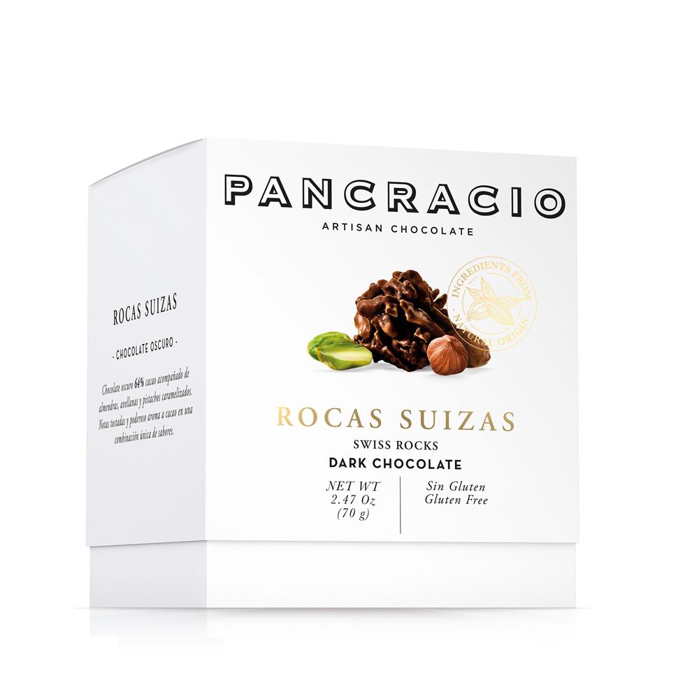 Pancracio Chocolate_Dark Swiss Rocks - Mini Box 70g