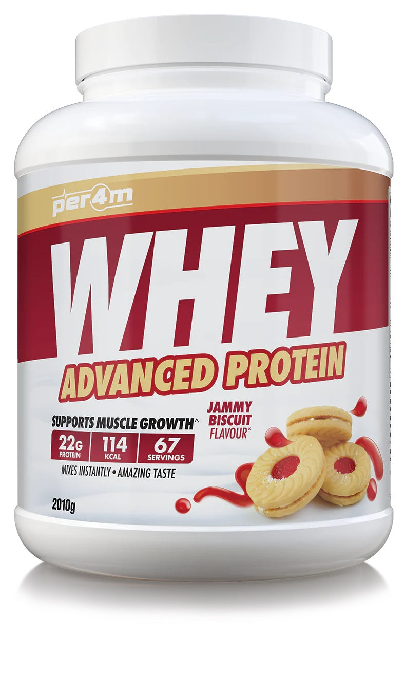 Per4m Advanced Whey Protein 2.01kg Jammy Biscuit