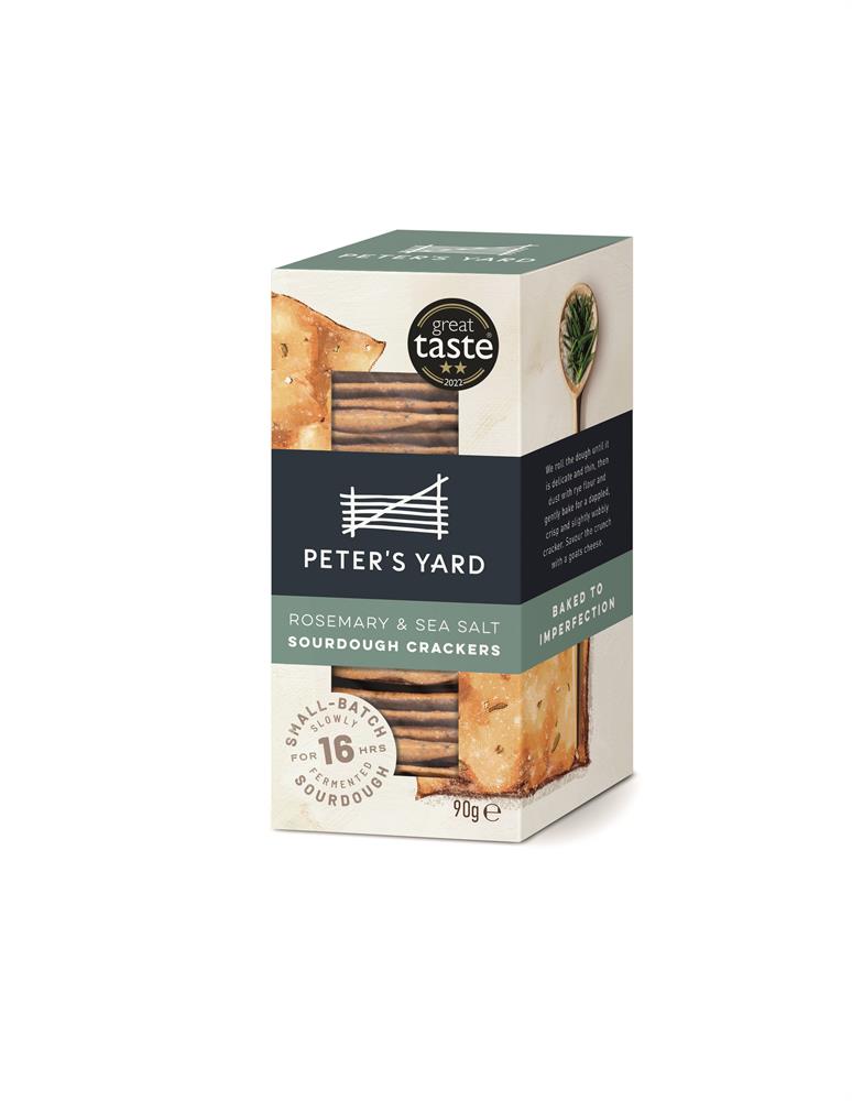 Peters Yard_Peter's Yard Rosemary & Sea Salt Sourdough Cracker 90g-Pack of 2