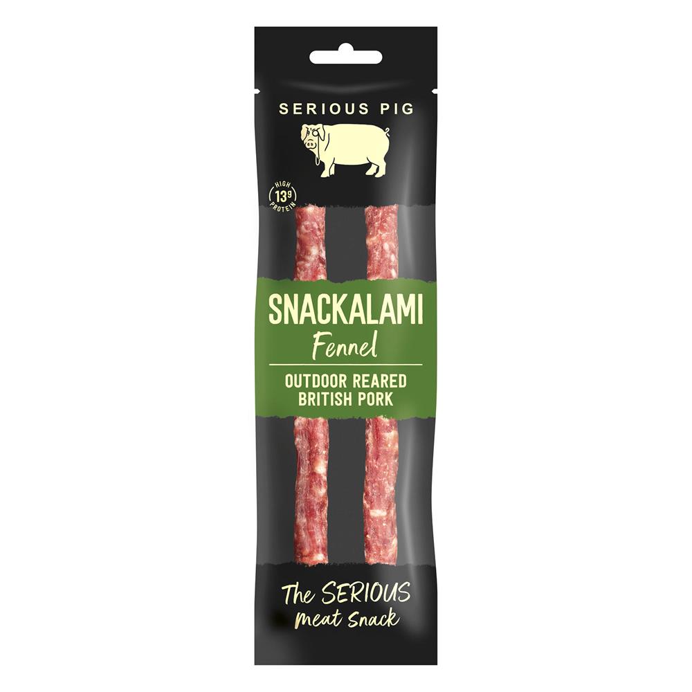 Serious Pig_Snackalami Fennel 30g-pack of 24