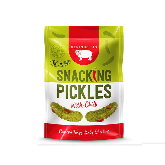 Serious Pig_Snacking Pickles with Chilli 40g-Pack of 12