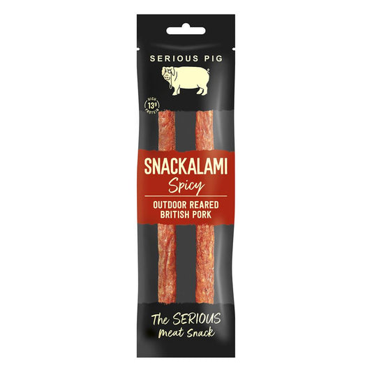 Serious Pig_Snackalami Spicy 30g-Pack of 24