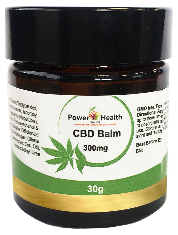 Power Health_CBD Balm 300mg 30g jar