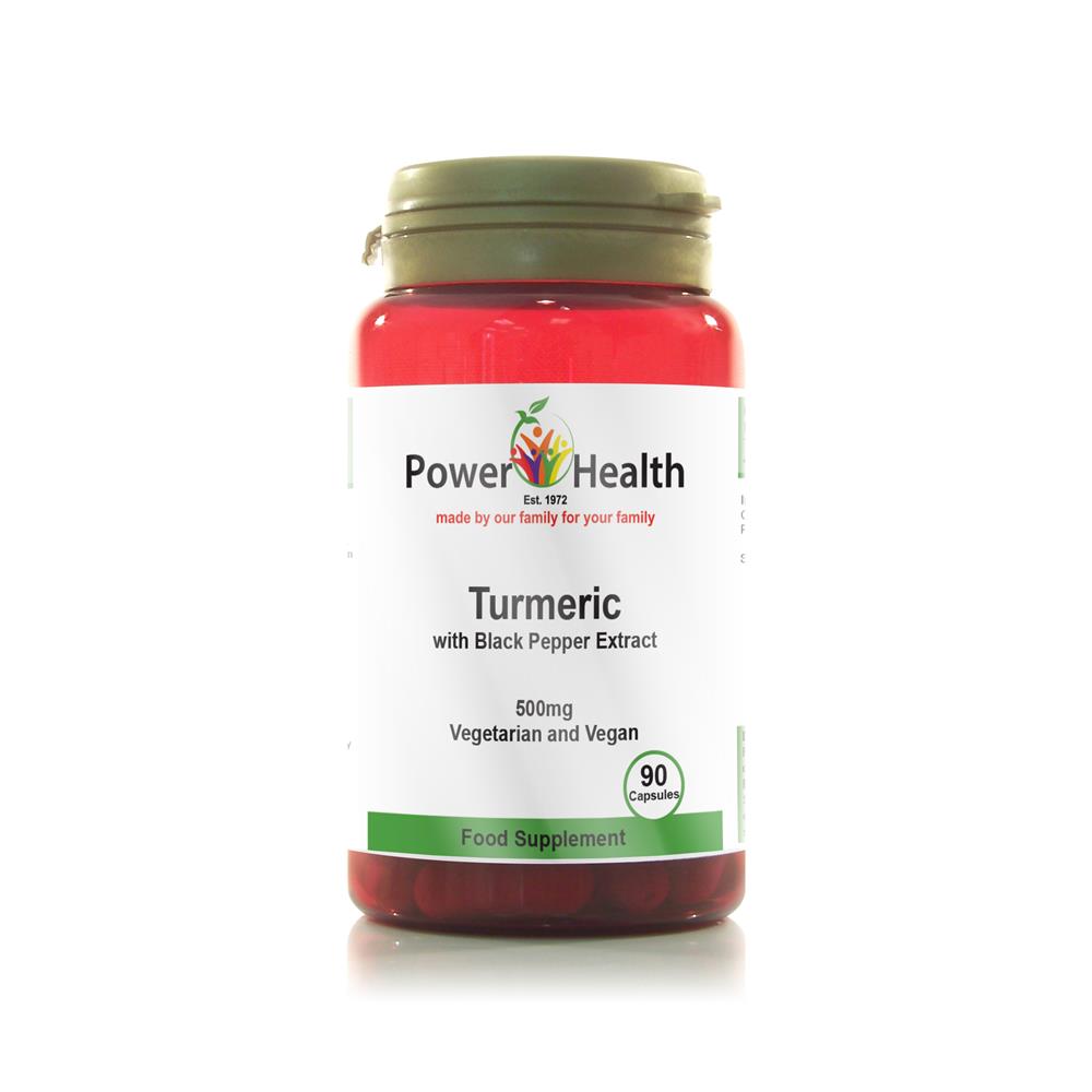 Power Health_Turmeric 500mg & Black Pepper 90 caps