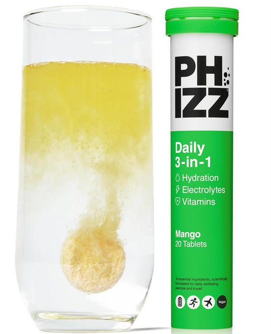 Phizz_3in1 Hydration Electrolytes Vitamins - Mango - 20 Tabs