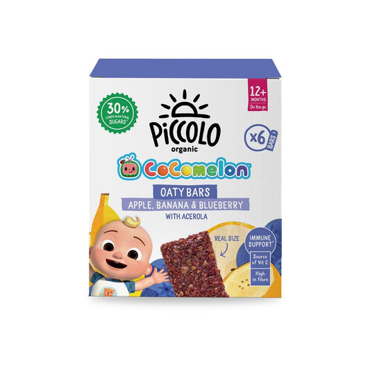 Piccolo_Piccolo Organic Apple banana blueberry oaty bar 6 x 23g