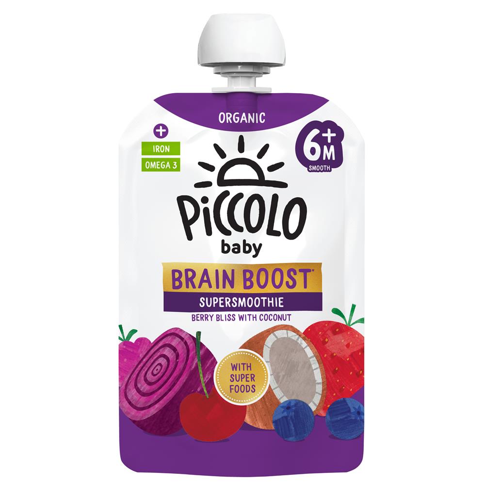 Piccolo_Brain Boost Supersmoothie - Berry Bliss & Coconut-pack of 7