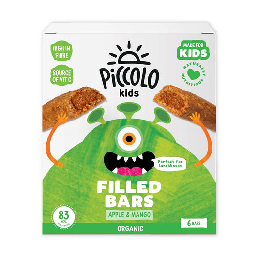 Piccolo_Piccolo Kids Organic Apple and mango filled bars 6 x 23g