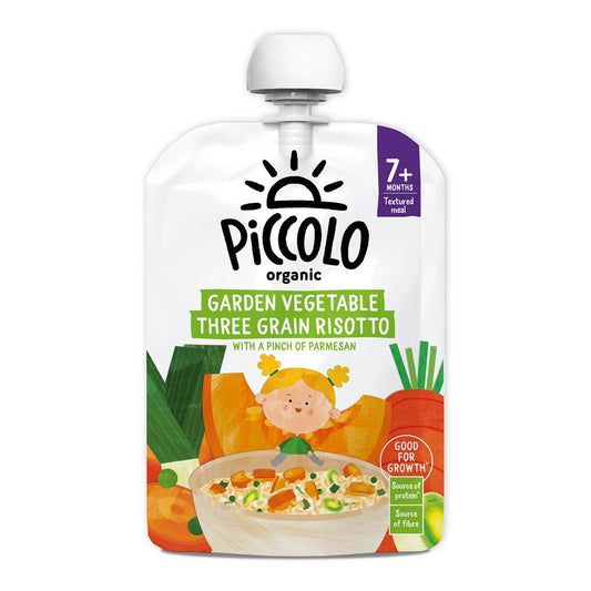 Piccolo_Three Grain Vegetable Risotto 130g-Pack of 7
