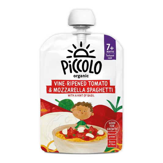 Piccolo_Sweet Tomato & Mozzarella Spaghetti 130g-Pack of 7