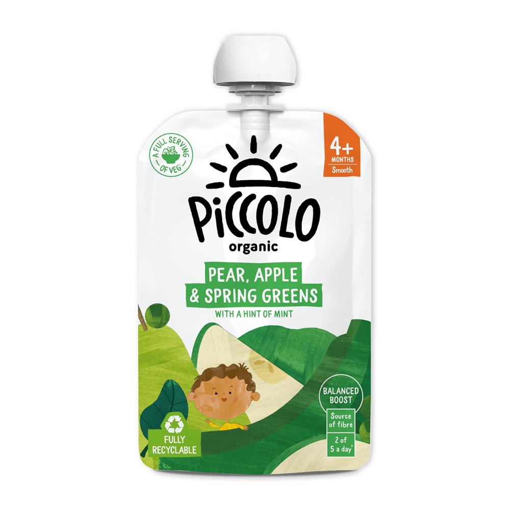 Piccolo_Pear Apple and Spring Greens 100g-pack of 5